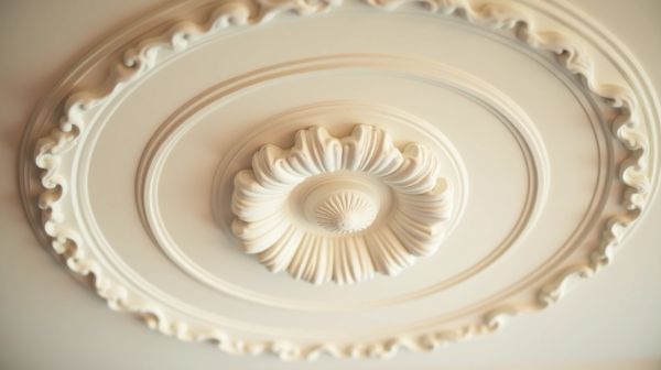 Handmade plaster ceiling roses enhance your home decor