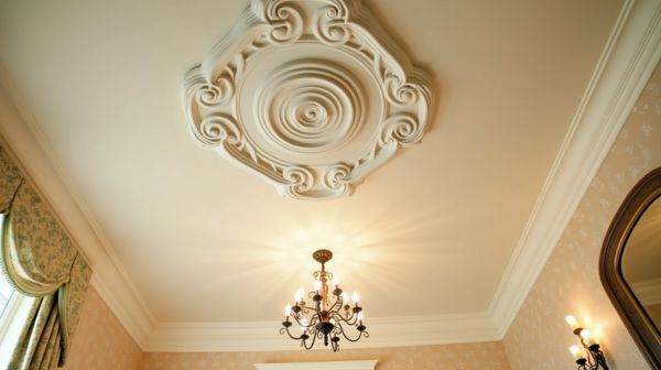 Handmade plaster ceiling roses enhance your home decor